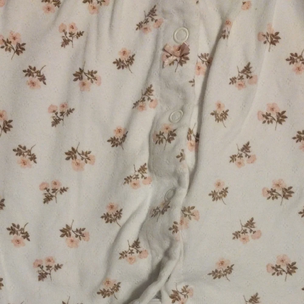 Carter's White and Pink Footie One Piece with Animal Print​​